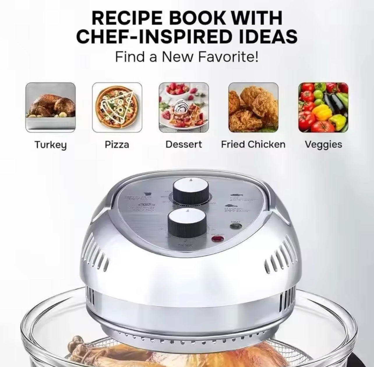 Glass Air Fryer