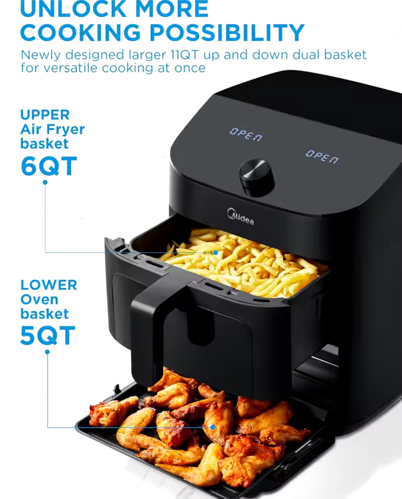 8 in 1 Dual Air Fryer