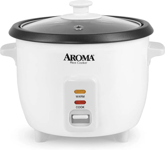 AROMA Housewares 6-cup (cooked) 1.5 Qt. One Touch Rice Cooker